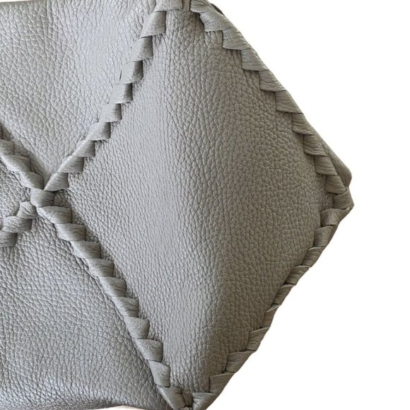 Bottega Veneta Cervo Lavato Deerskin Leather Intrecciatto Trim Hobo Shoulder Bag - Picture 5 of 15